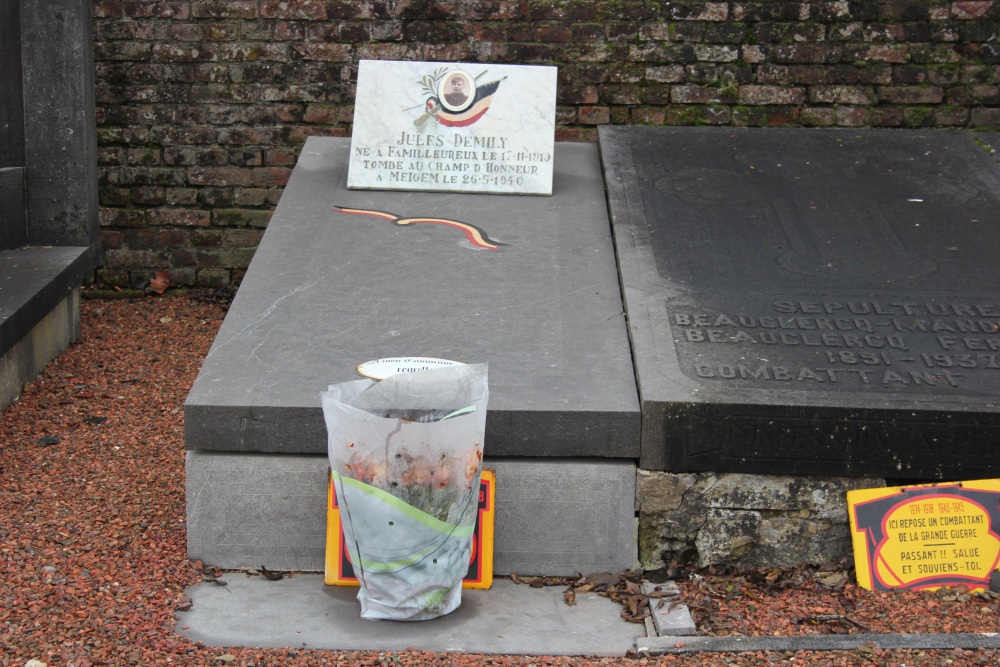 Belgian War Grave Familleureux #1