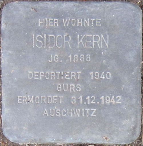Stolpersteine Godramsteiner Straße 5 #2