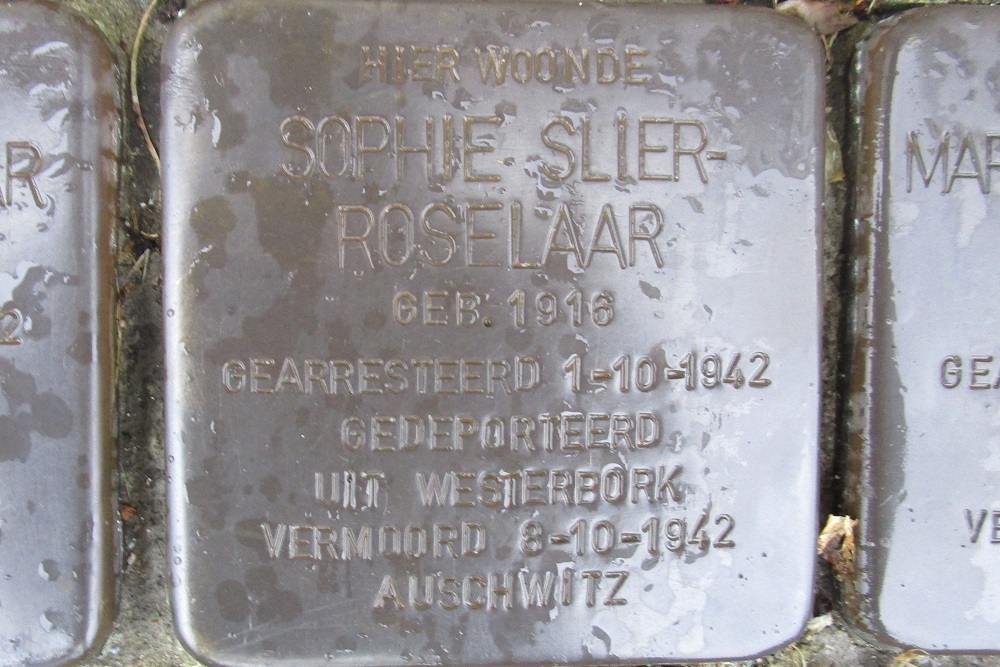 Stolpersteine Transvaalkade 54 & 54/1 #4