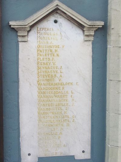 War Memorial Nederweg Izegem #3