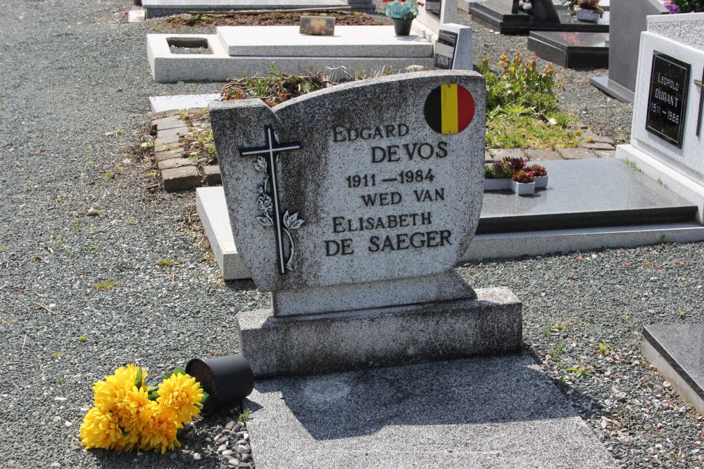 Belgische Graven Oudstrijders Herne Begraafplaats #1