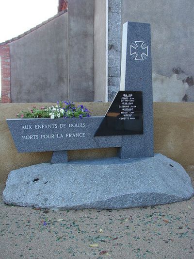 War Memorial Dours