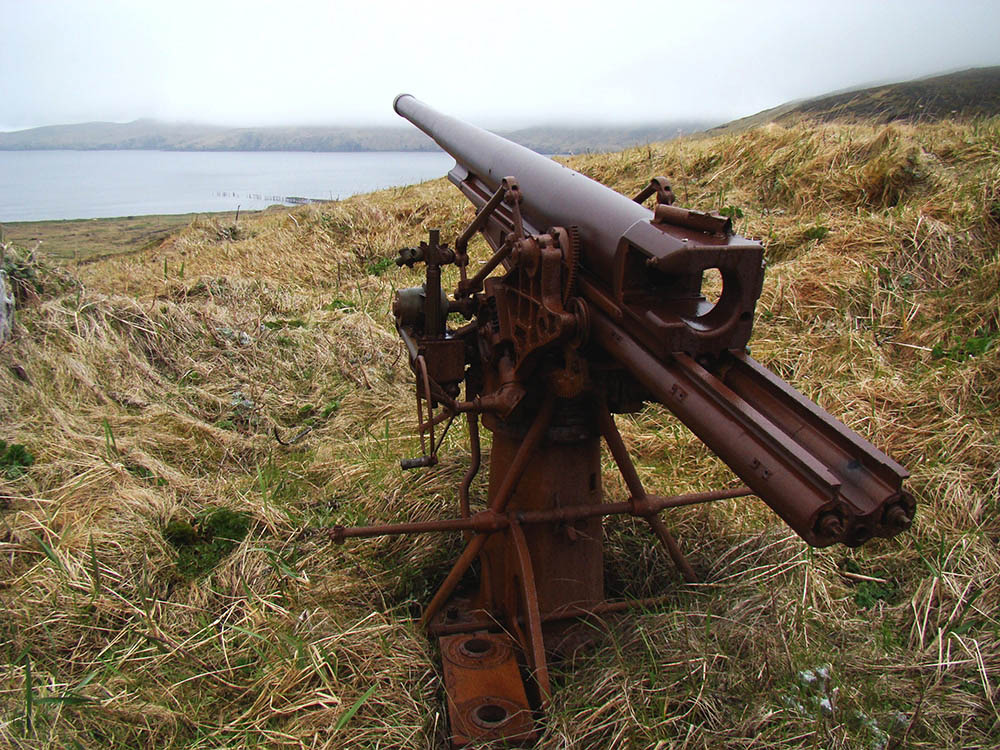 Japanese Guns Kiska Harbor #1