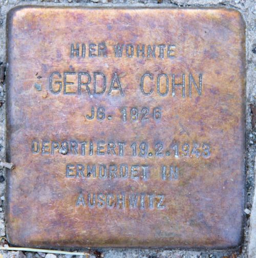 Stolpersteine Heiligenberger Straße 5 #2