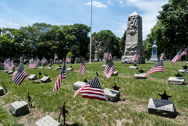Monument Amerikaanse Burgeroorlog Princes Hill Cemetery #1