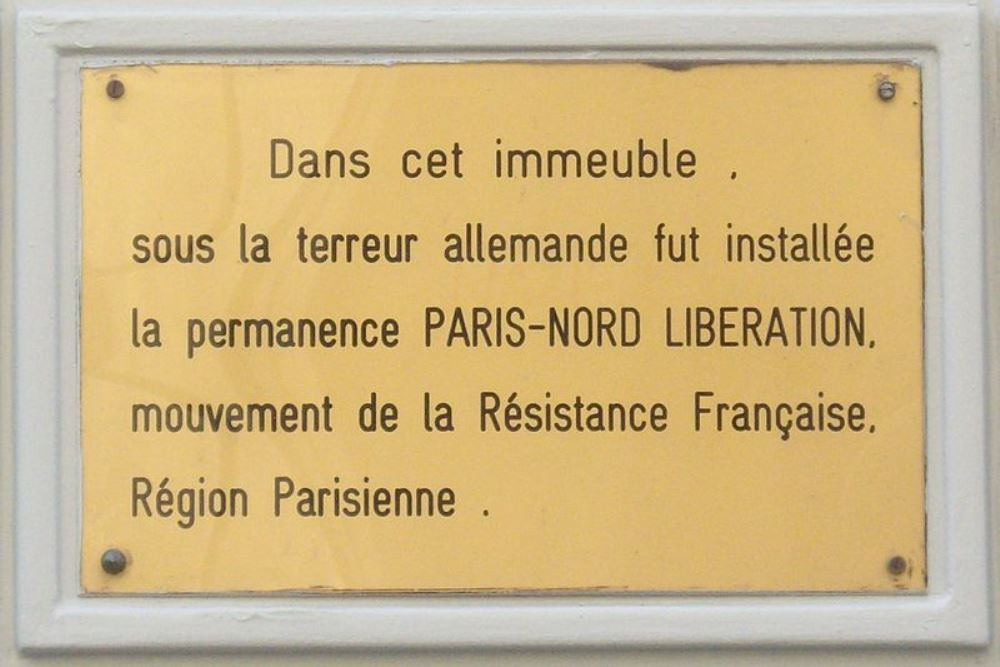 Memorial Paris-Nord Libration #1