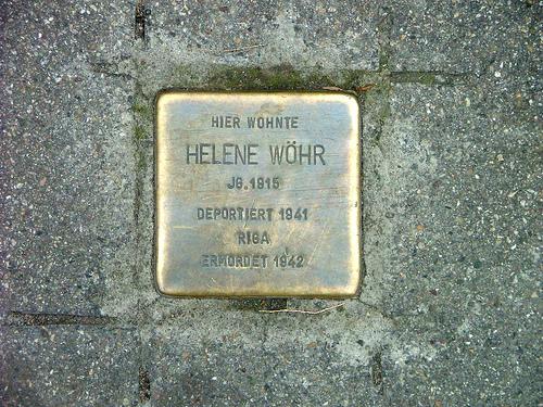 Stolperstein Oswald Hesse-Straße 86