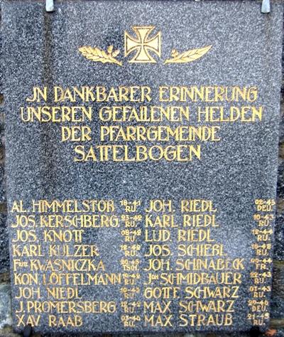War Memorial Sattelbogen #3