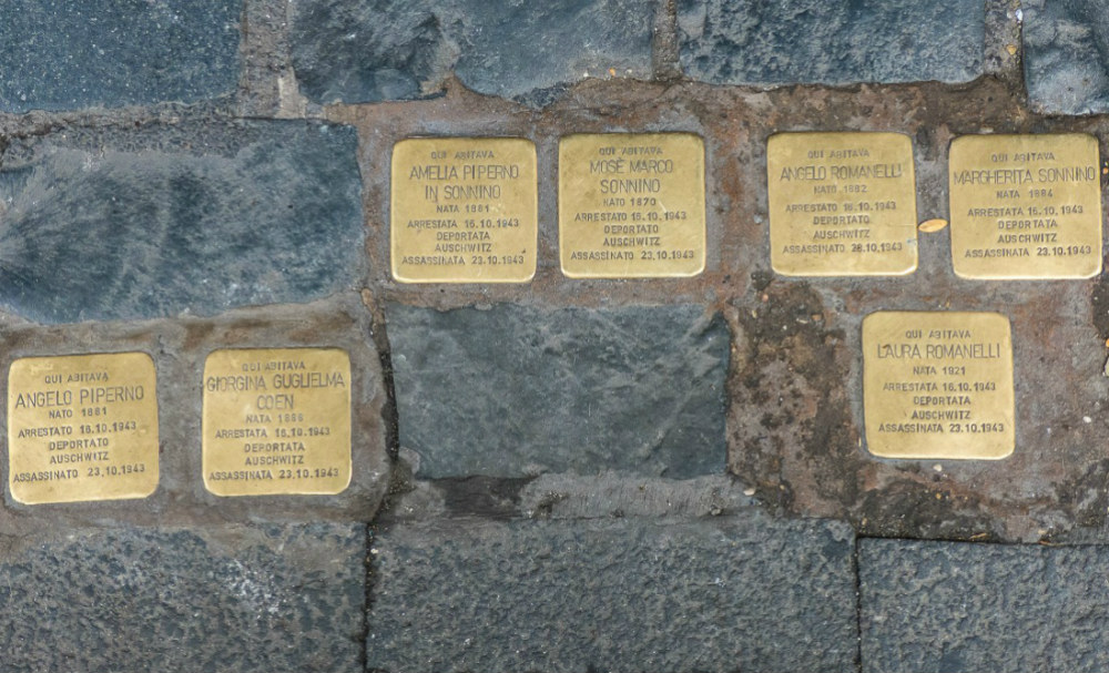 Stolpersteine Via Arenula 41