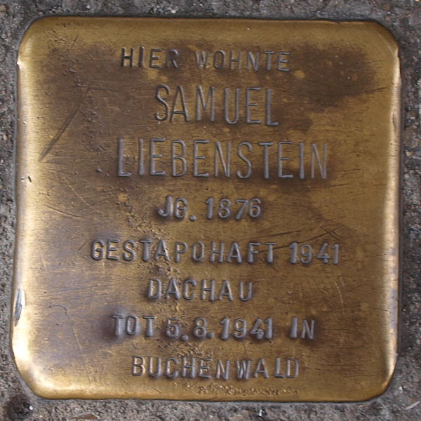 Stolperstein Ritterstrae 8 #1