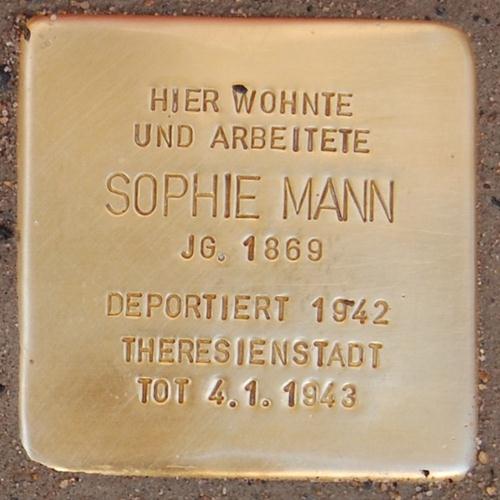 Stolpersteine Bachstrae 6 #3