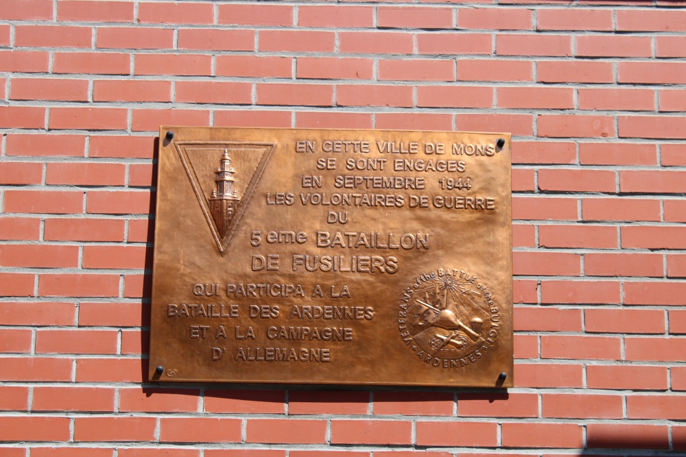 Gedenkteken Oorlogsvrijwilligers 5de Bataillon de Fusiliers #3