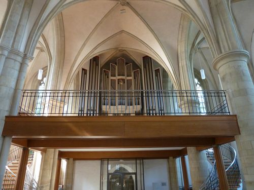 Gedenkteken Verwoesting en Wederopbouw Apostelkirche Münster #4