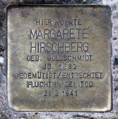 Stumbling Stones Potsdamer Straße 159 #2