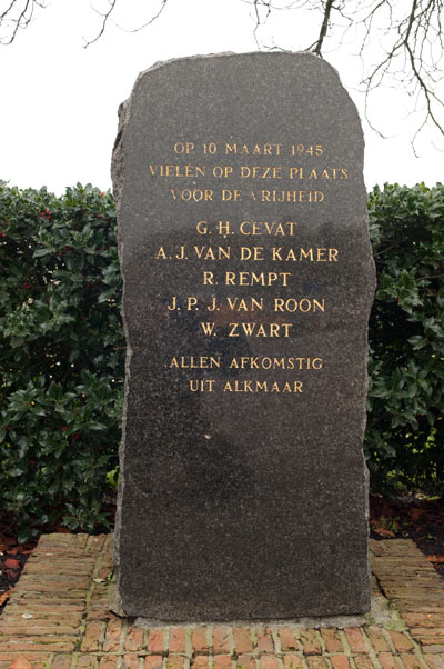 Monument Omgekomen Verzetsstrijders #4