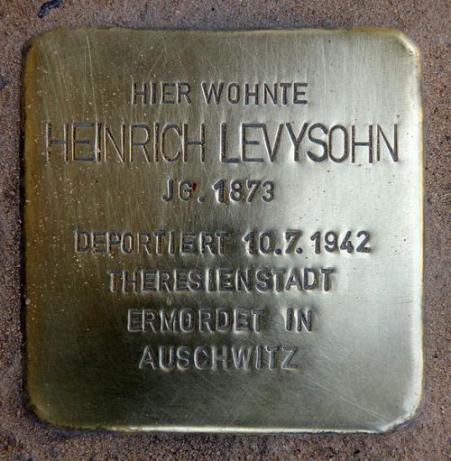 Stolpersteine Wegenerstraße 18 #1
