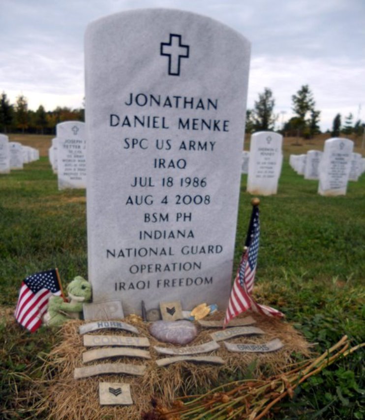 American War Grave Indiana Veterans Memorial Cemetery