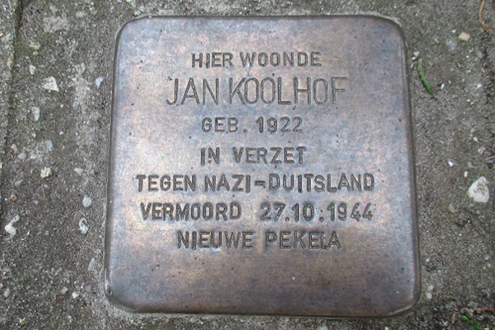 Stolperstein Jan Koolhoflaan 3 #1