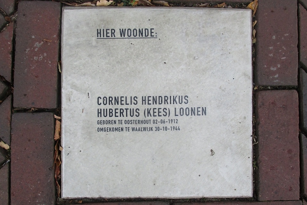 Memorial Stone Stationsstraat 16