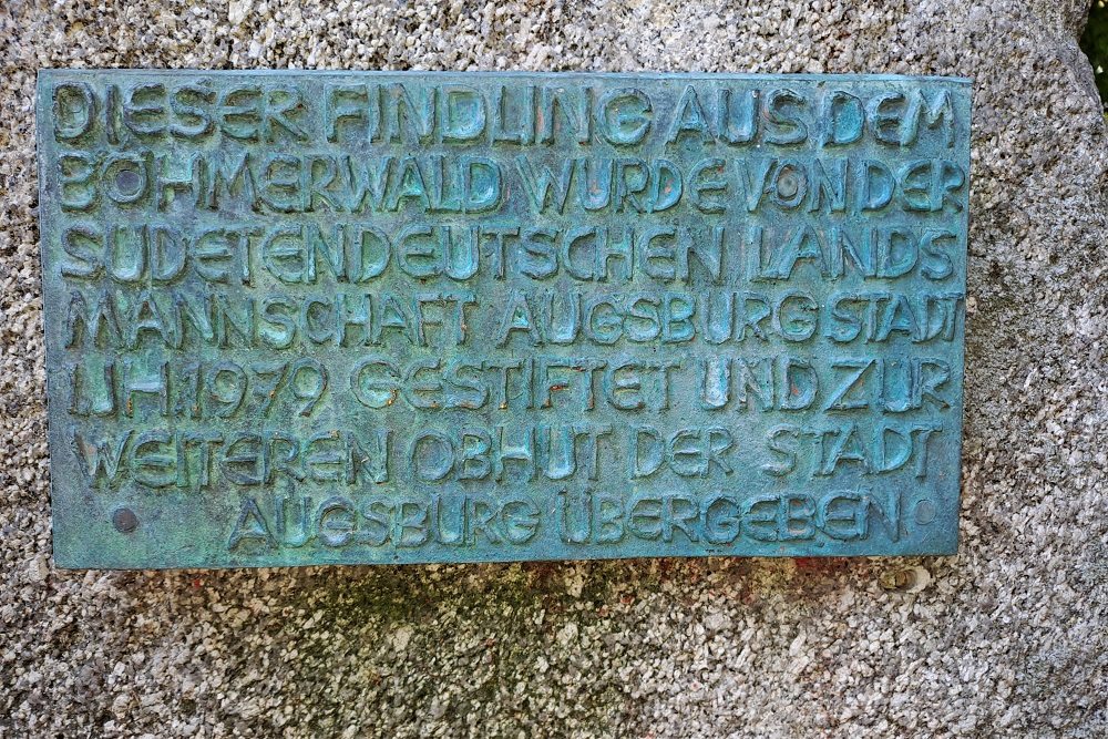 Memorial Sudeten Germans Augsburg #2