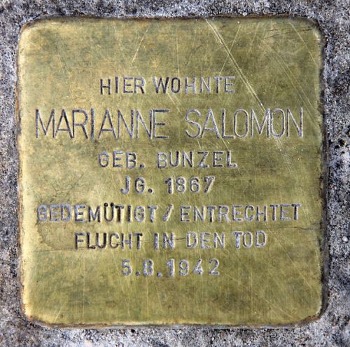 Stolperstein Joachimstaler Strae 22 #1