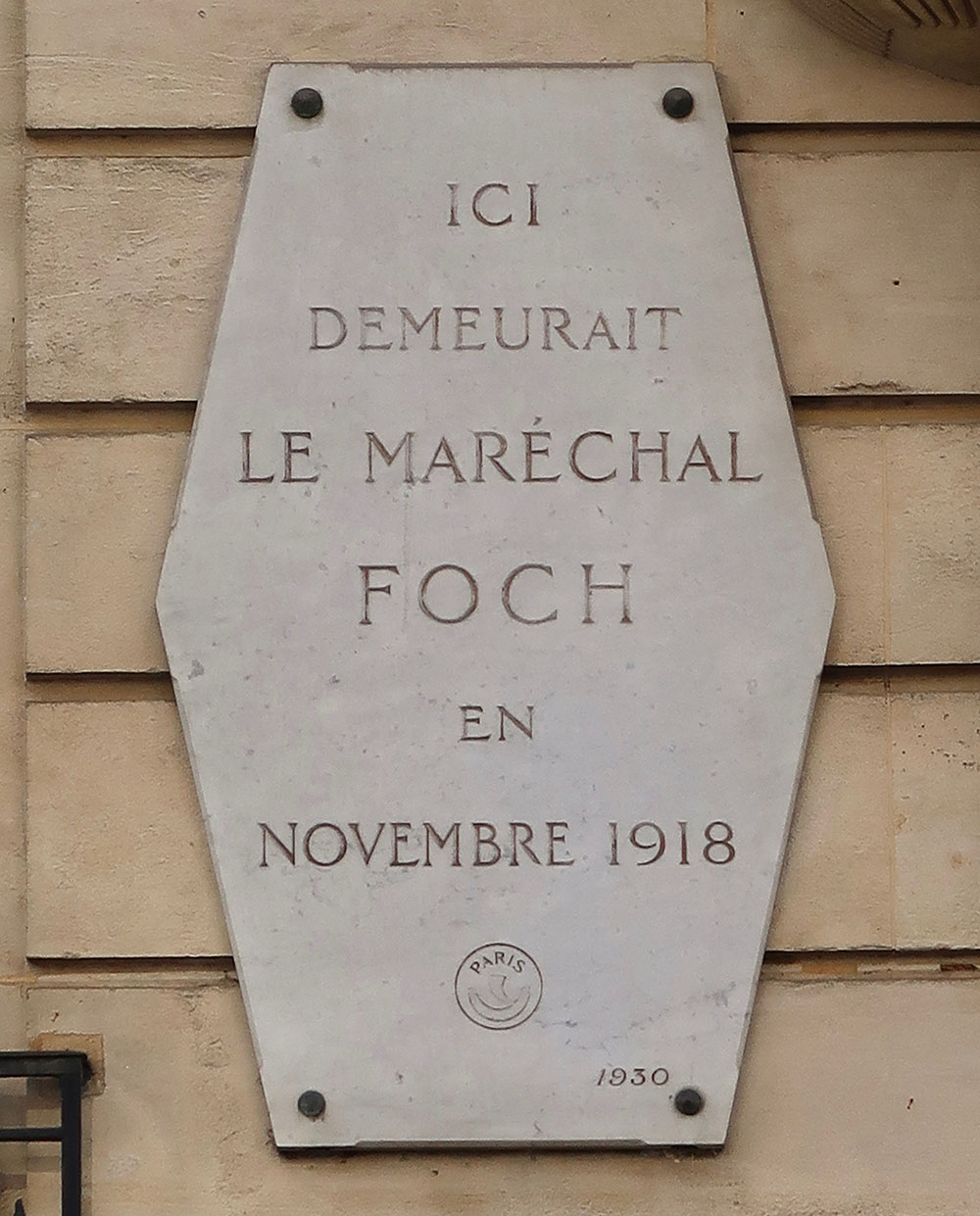 House Marshal Ferdinand Foch