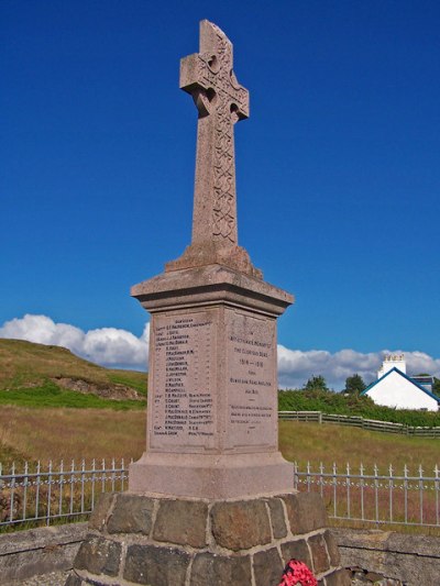 War Memorial Dunvegan, Roag, Harlosh and Bay