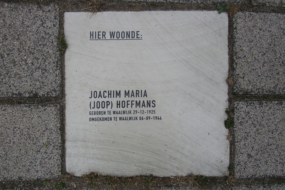 Memorial Stone Grotestraat 349 #1