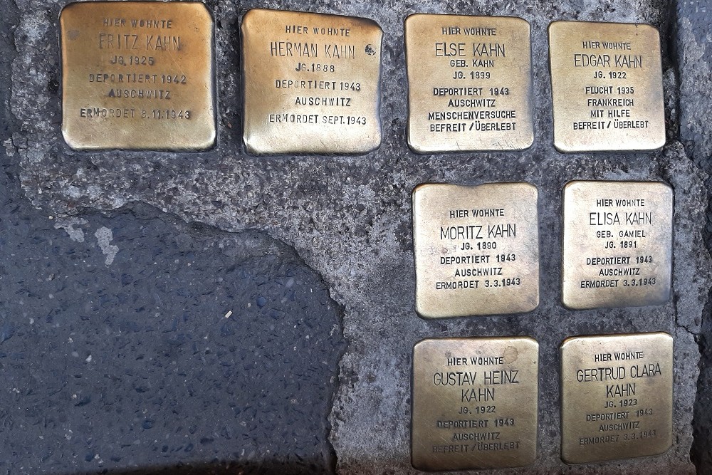 Stolpersteine Saarstrae 19