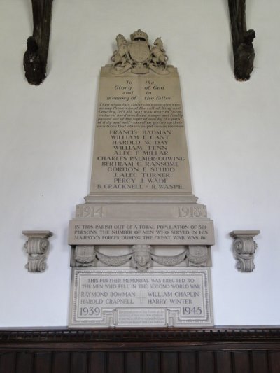 War Memorial St. Mary Magdalene Church #1