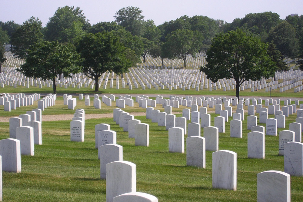 Amerikaanse Oorlogsgraven Fort Snelling National Cemetery