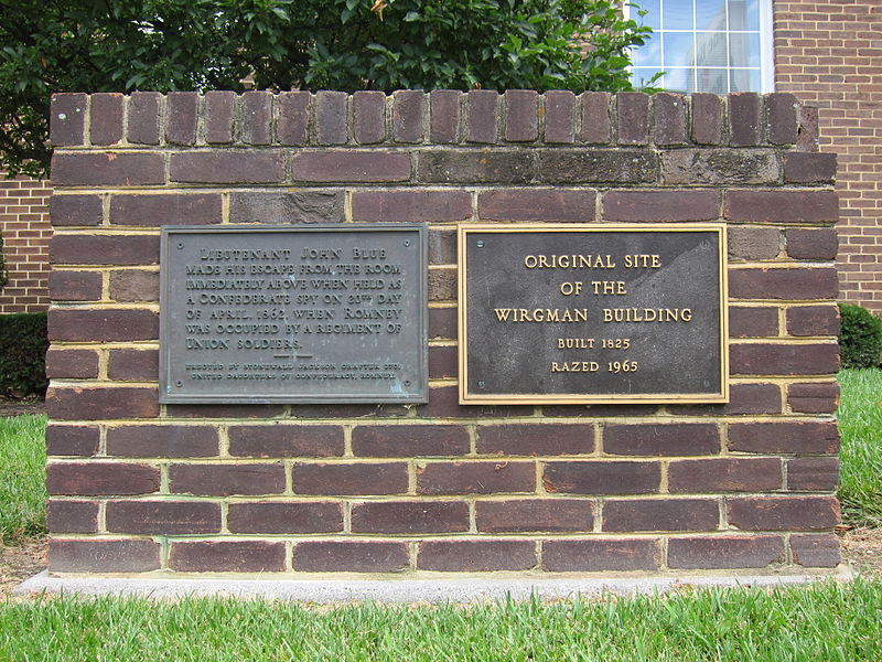 Historical Marker Wirgman Building