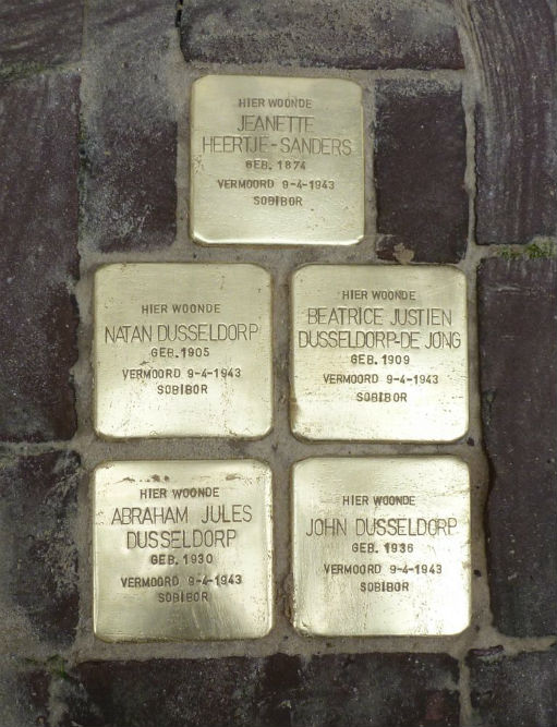 Stolpersteine Grotestraat 20 #1