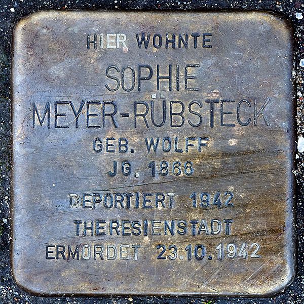 Stolpersteine Hochstrae 75 #1