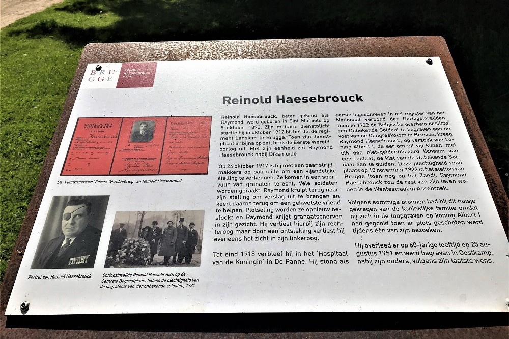 Memorial Plaque Reinold Haesebrouck #2