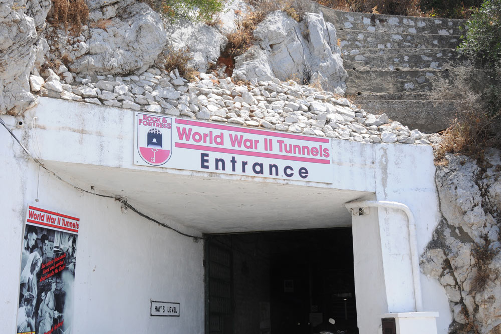 Tweede Wereldoorlog Tunnels Gibraltar Gibraltar TracesOfWar.nl