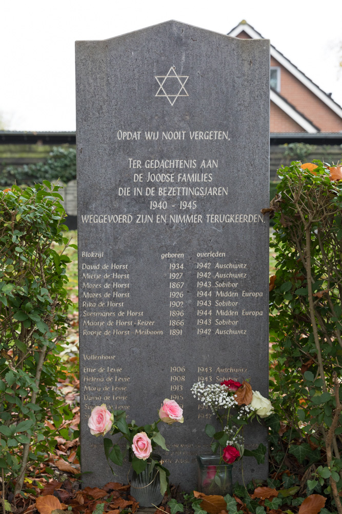 Monument Joodse Begraafplaats Blokzijl #2