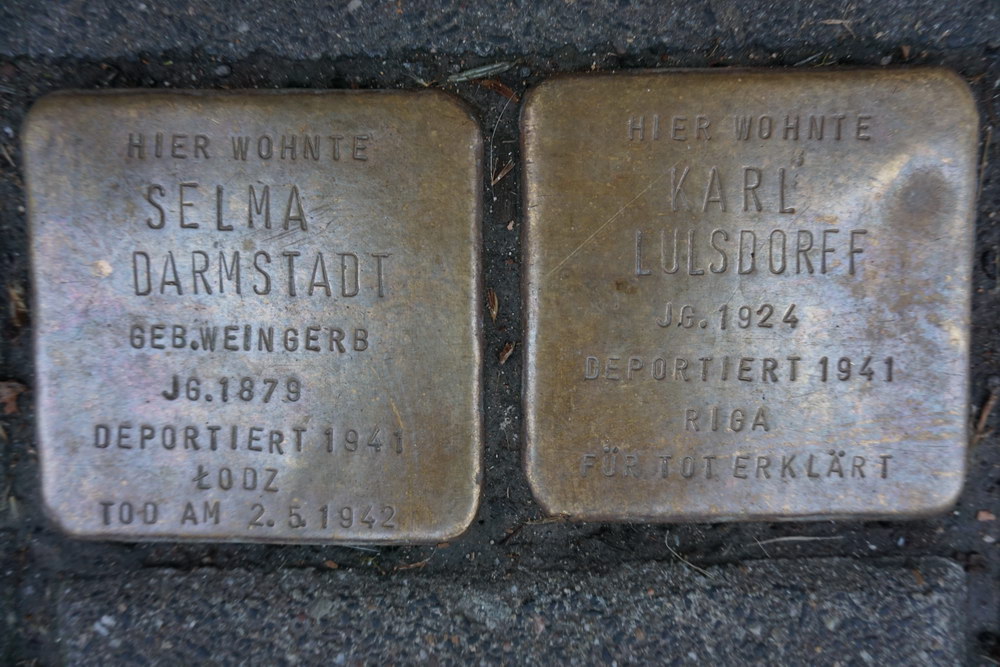 Stolpersteine Rathenauplatz 4 #1