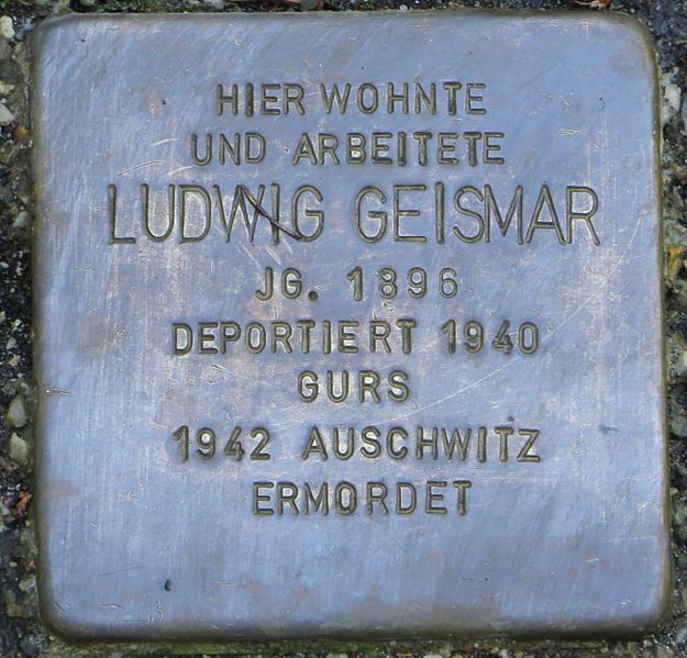 Stumbling Stones Werderstraße 24 #3
