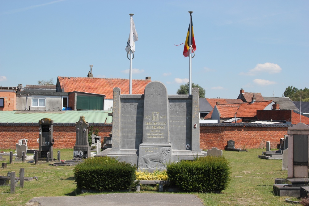 Oorlogsmonument Begraafplaats Lokeren