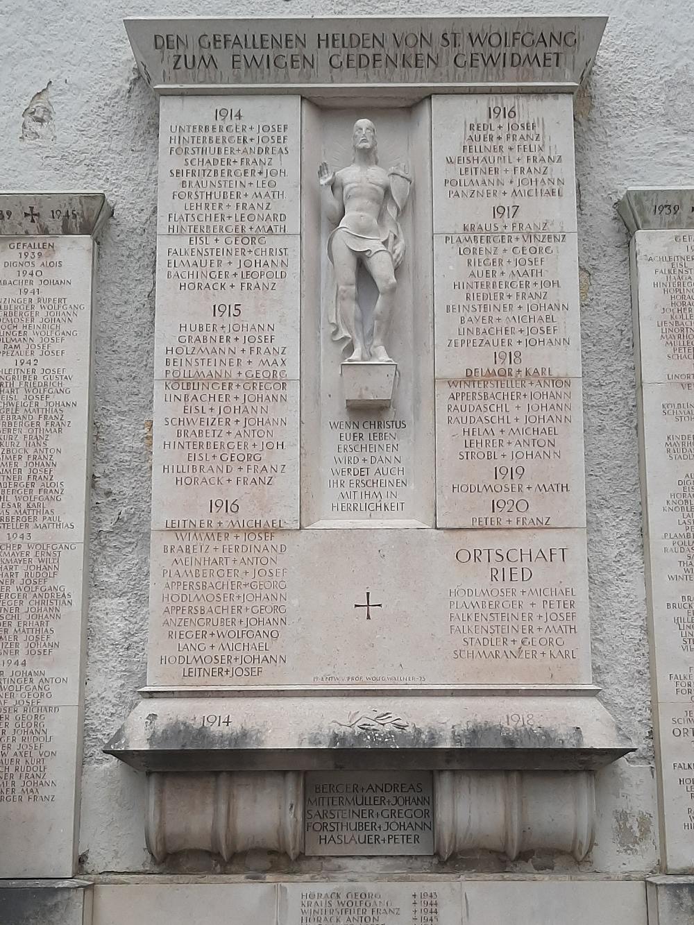 Oorlogsmonument Sankt Wolfgang Im Salzkammergut #2