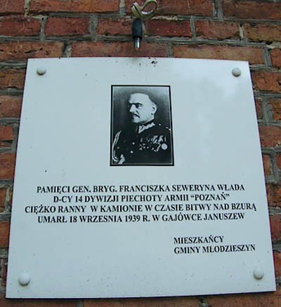Memorial Plaque General Franciszek Seweryn Wlad