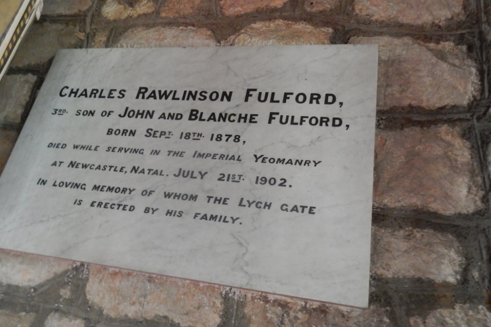 Herdenkingspoort Charles Rawlinson Fulford #2