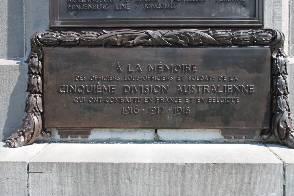 Monument 5th Australian Division Zonnebeke #5