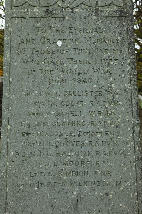 War memorial Maughold #3