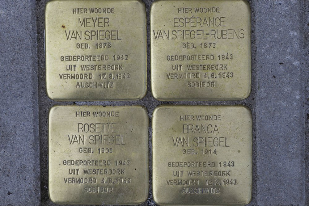 Stolpersteine Brinkpoortstraat 10 (nu 12)