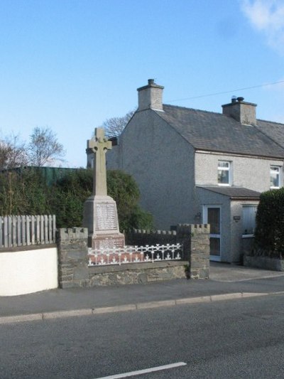 Oorlogsmonument Bryngwran #1