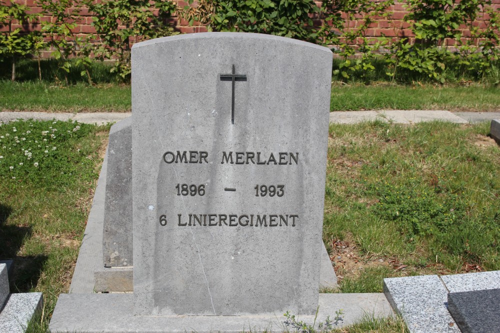 Belgische Graven Oudstrijders Nukerke Begraafplaats #5