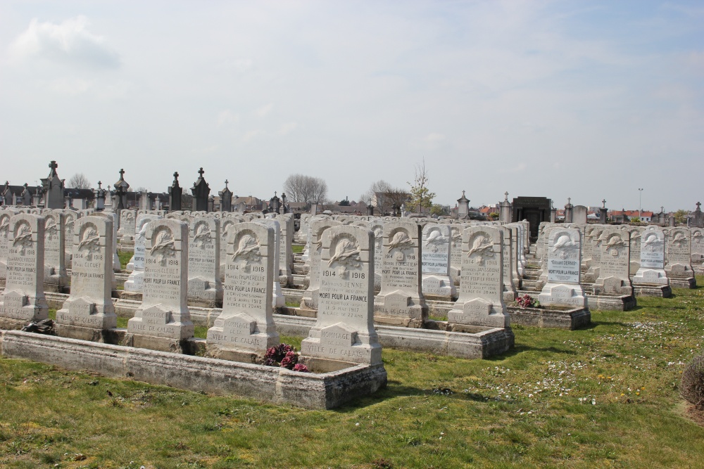 Franse Oorlogsgraven Zuidelijke Begraafplaats Calais #2