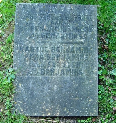 Jewish Headstone-Memorial Jewish Cemetery Gorinchem #2